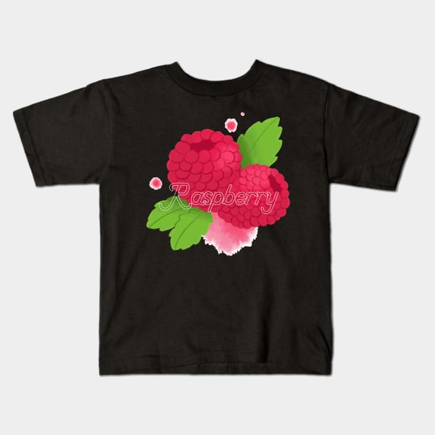 raspberry sorbet Kids T-Shirt by lumenoire